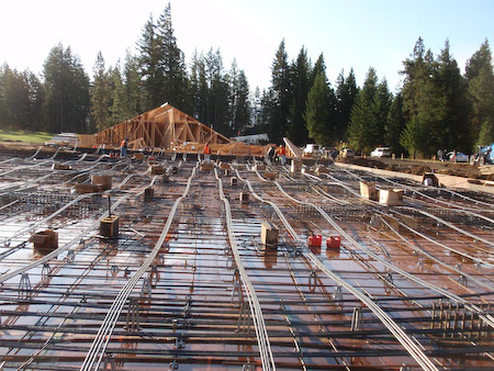 Image 3 of Suspended PT-Slab installation in Suncadia, Washington by Foundation Specialists LLC