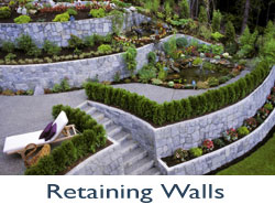 Image of custom retaining wall Foundation Specialists LLC in Washington State